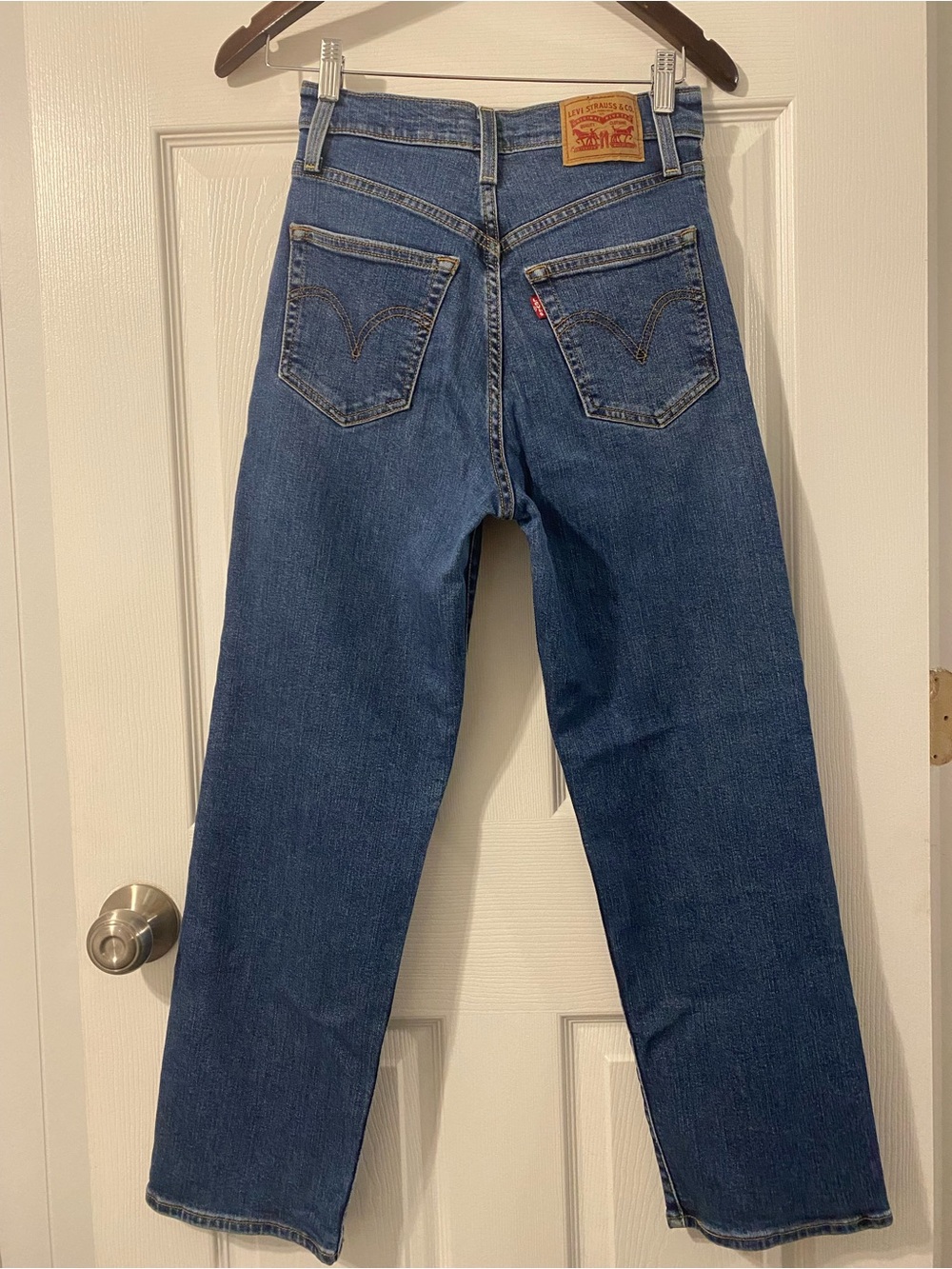 Levi’s Ribcage Straight Ankle High Rise Jeans Size 26 - Picture 8 of 12